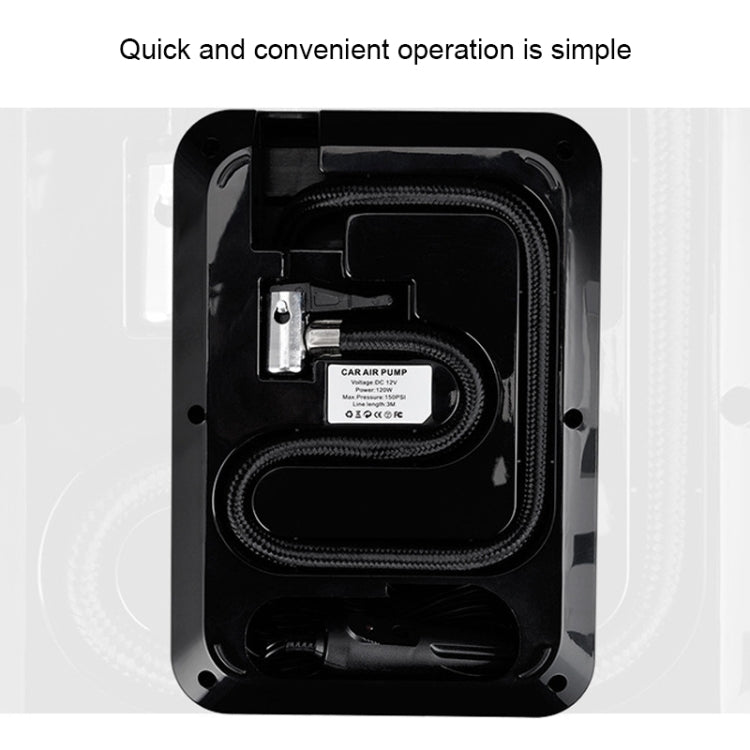 12V 120W Mini Portable Touch Screen Digital Display Car Tire Inflator Inflatable Pump
