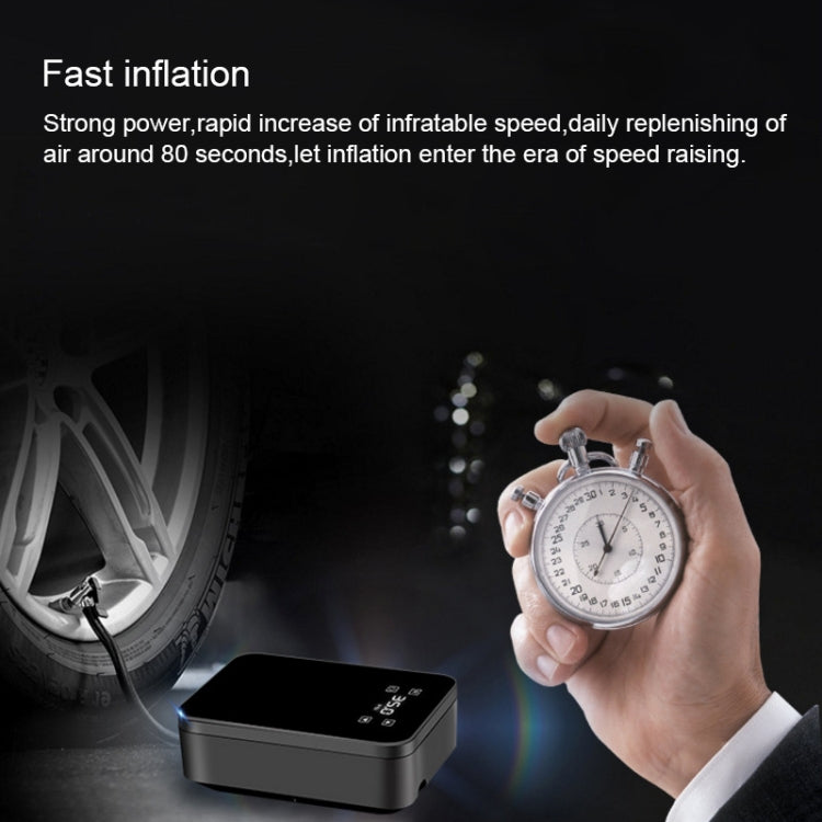 12V 120W Mini Portable Touch Screen Digital Display Car Tire Inflator Inflatable Pump