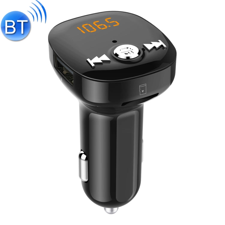 BC40 Dual USB Charging Bluetooth FM Transmitter MP3 Music Player Car Kit, Support Hands-Free Call  & TF Card & U Disk