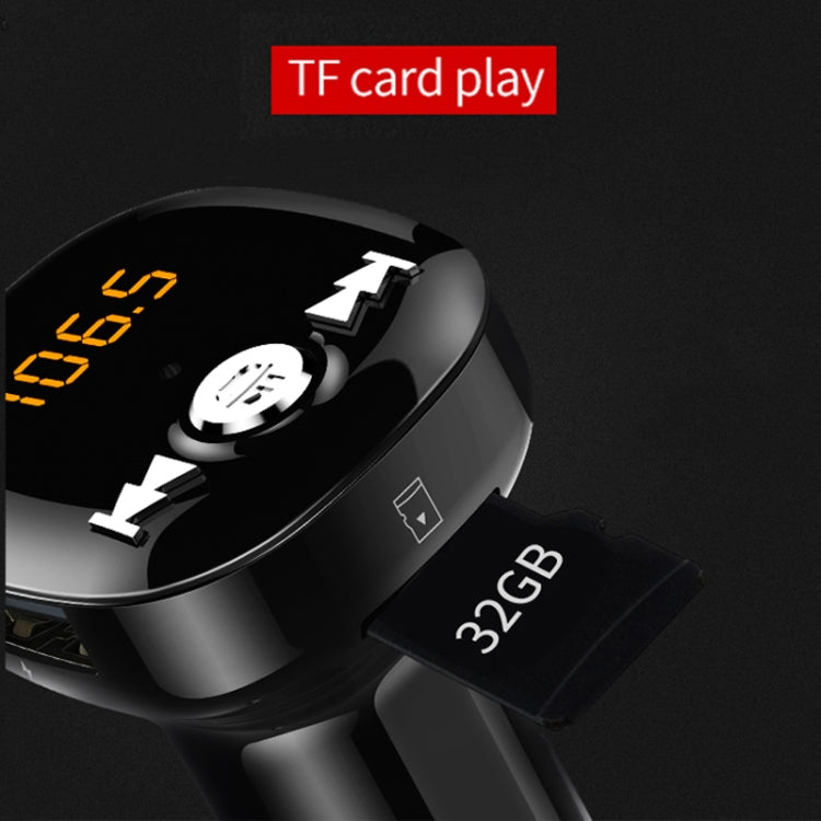 BC40 Dual USB Charging Bluetooth FM Transmitter MP3 Music Player Car Kit, Support Hands-Free Call  & TF Card & U Disk