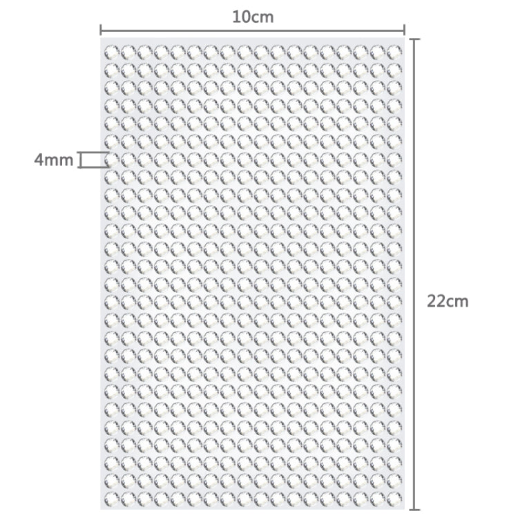 4mm Glitter Crystal Diamond Decoration / Shining Rhinestone Sticker for Car Sticker & Cell Phone Ornament