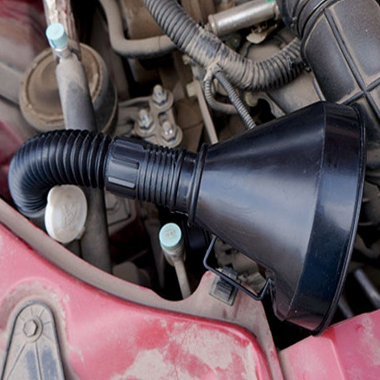 Engine Oil, Fluids, Gasoline, Kerosene Funnel with Flexible Extension & Mesh Screen Filter