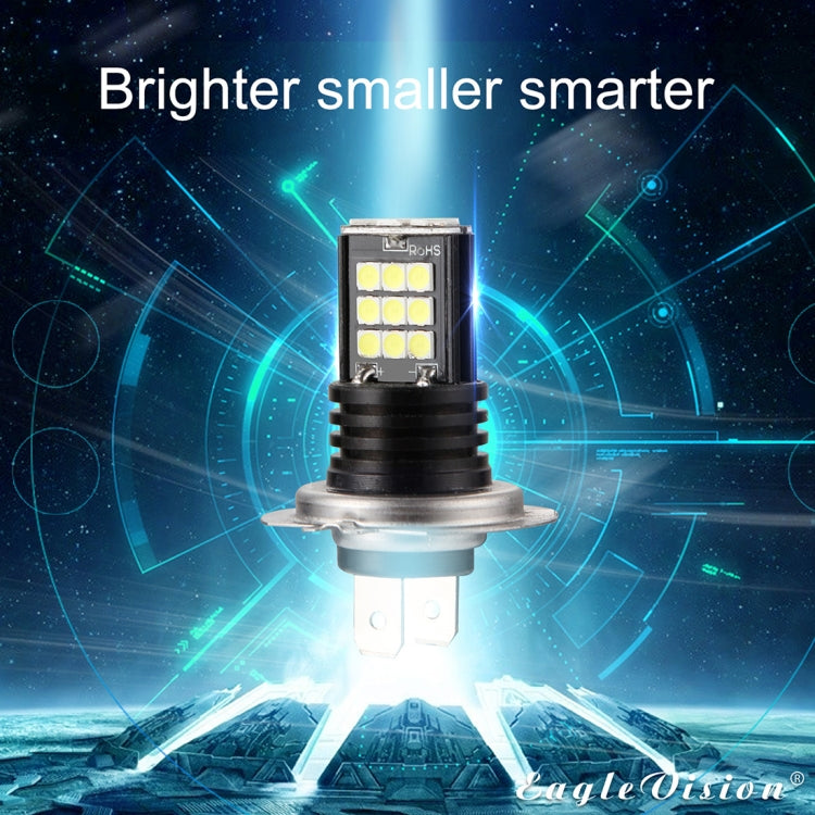 2 PCS EV11 H7 DC9V-30V 5W 6000K 400LM Car LED Fog Light 24LEDs SMD-3030 Lamps