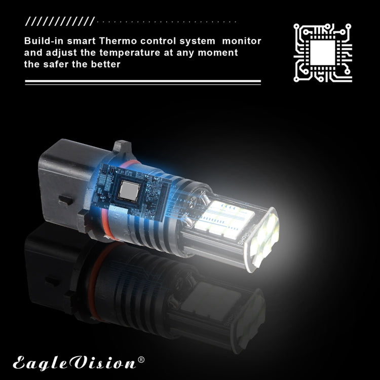 2 PCS EV11 P13W DC9V-30V 5W 6000K 400LM Car LED Fog Light 24LEDs SMD-3030 Lamps