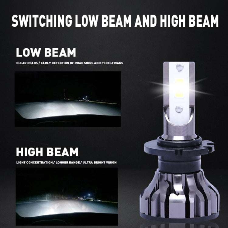 2 PCS DC9-32V / 35W / 6500K / 6000LM IP67 Car / Motorcycles D System(D1/D2/D3/D4) Omnipotent Decoding Universal LED Headlight Lamps / Fog Light