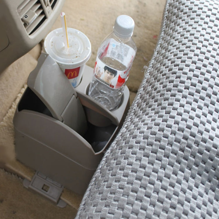 SHUNWEI SD-1605 Multifunction 3 in 1 Car Cup Holder Drink Bottle Can Garbage Can Portable Vehicle Trash Can Bin Rubbish Bin Organizer