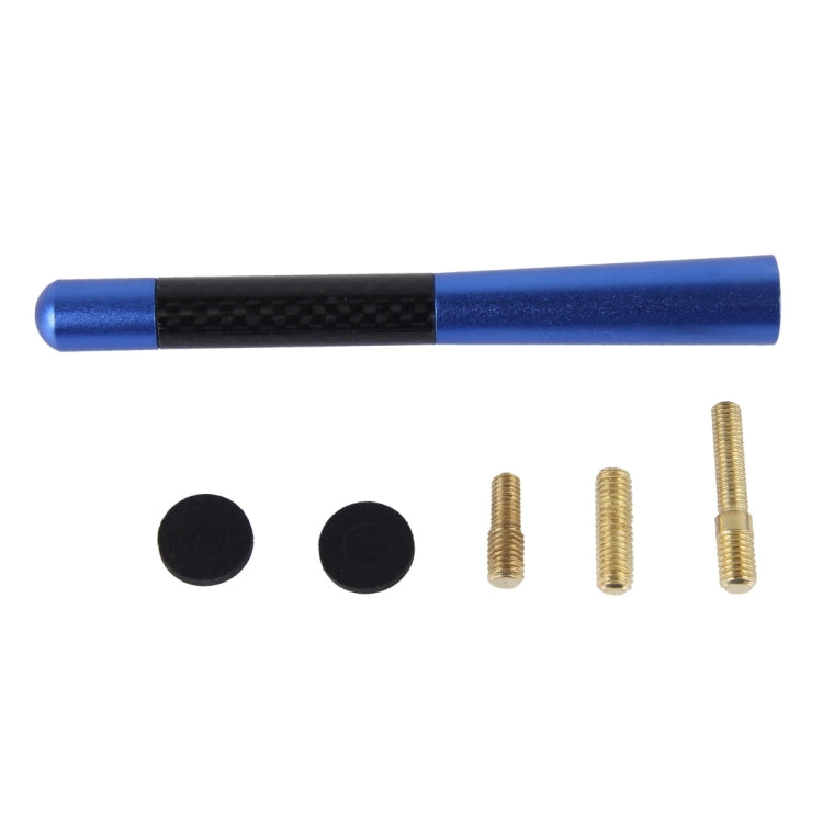 Carbon Fiber Aluminum Short Antenna Polished Universal Screws Base(Big Size)
