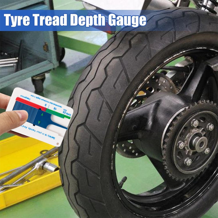 2pcs 0-20mm Plastic Tread Plan Refinding Rounds Refinding Outcome Exists Tread Tablets Plastic Tire Tread Depth Gauge