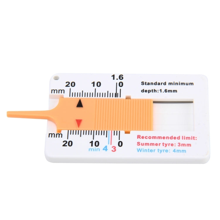 0-20mm Plastic Tread Plan Refinding Rounds Refinding Outcome Exists Tread Tablets Plastic Tire Tread Depth Gauge