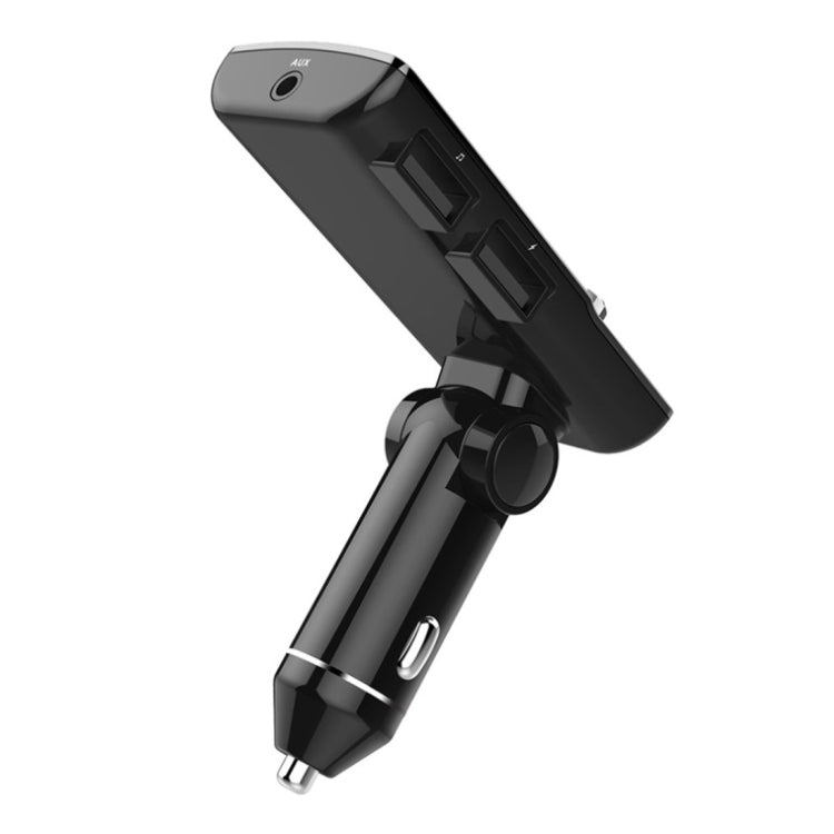 BC-45 Bluetooth Car Kit FM Transmitter Car 2 USB Charger with LED Display, Support Handsfree Function & TF Card