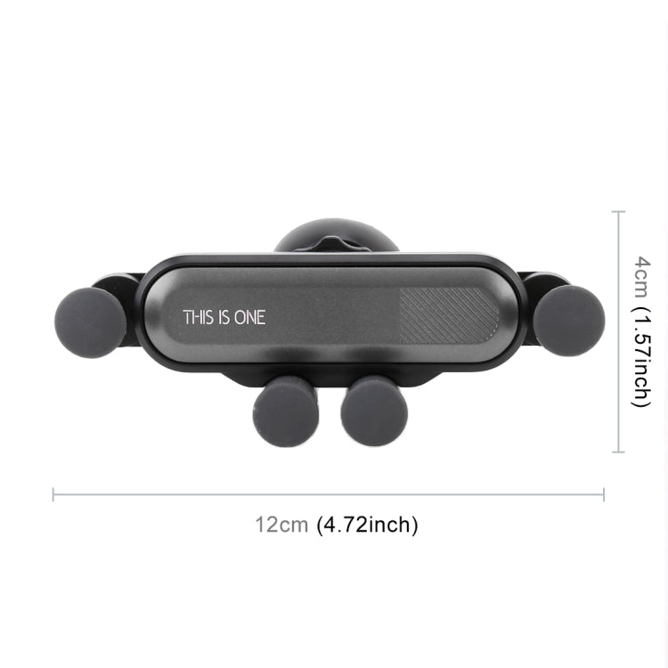 Universal Car Air Vent Mount Phone Holder Stand, Clip Width: 67-87mm