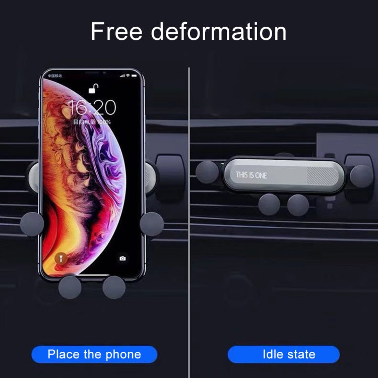 Universal Car Air Vent Mount Phone Holder Stand, Clip Width: 67-87mm