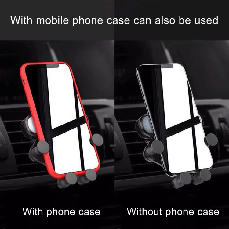 Universal Car Air Vent Mount Phone Holder Stand, Clip Width: 67-87mm