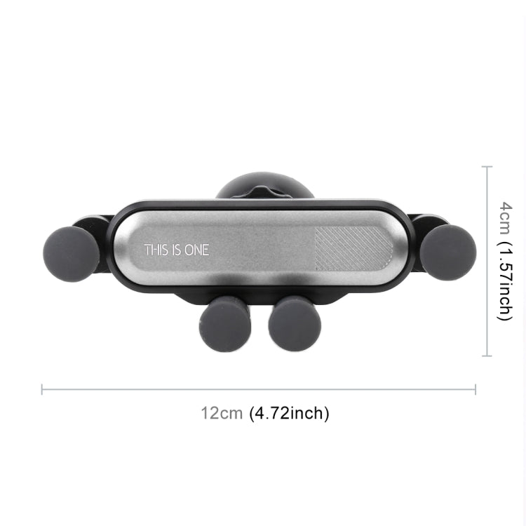 Universal Car Air Vent Mount Phone Holder Stand, Clip Width: 67-87mm