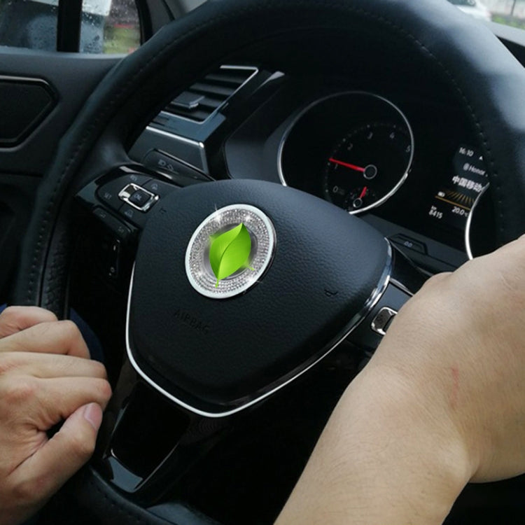 Universal Car Steering Wheel Diamond Decorative Stickers for Volkswagen