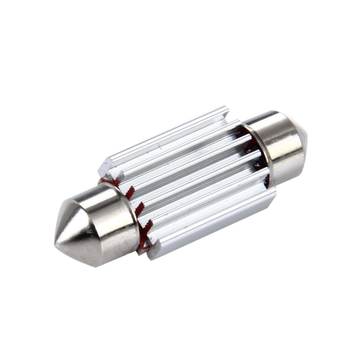 2 PCS 100lm 6000K DC 12V 2W 36MM 5730 Bicuspid Port Decoding Car Dome Lamp LED Reading Light with 4 LED Lights(White Light)