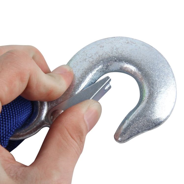 ZONGYUAN ZY-107B 4mÃ—3.5cm 2 Ton Car Elastic Force Towing Rope Straps with Two Hooks High Strength Cable Cord Heavy Duty Recovery Securing Accessories for Cars Trucks