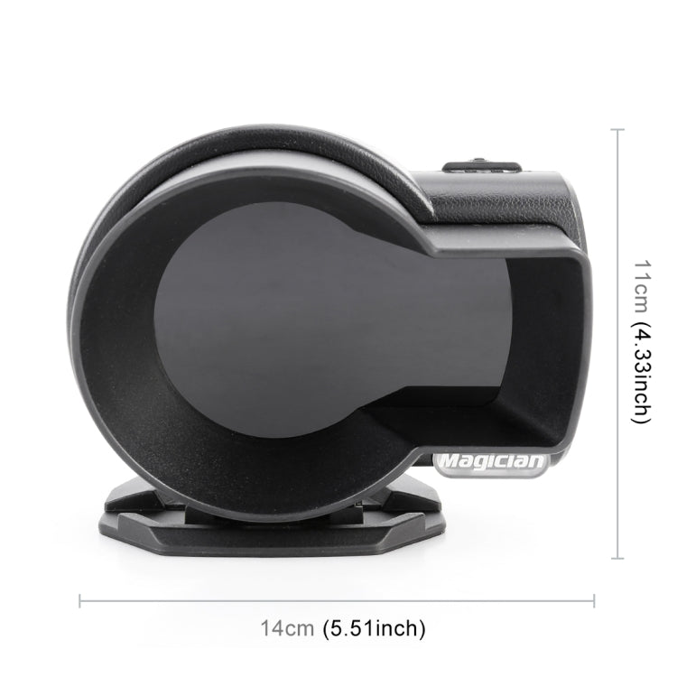 F835 Car OBD Multi-functional Digital Turbo Boost Pressure Meter Alarm Speed Oil Water Temp Gauge OBDII Code Reader Diagnostic Tool