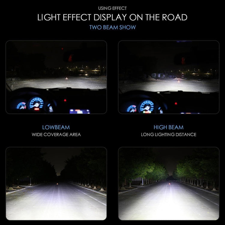 2 PCS V19 9005 / HB3 DC12-24V / 28W / 6000K / 2000LM IP65 Car LED Headlight Lamps, with 6 CSP Lamps(White Light)