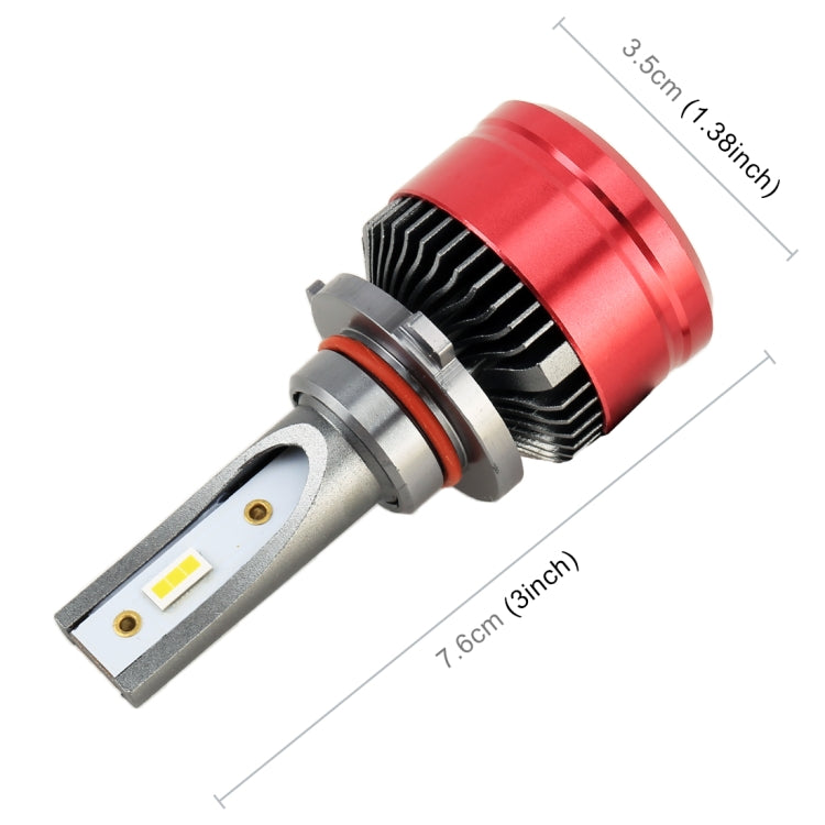 2 PCS V19 9005 / HB3 DC12-24V / 28W / 6000K / 2000LM IP65 Car LED Headlight Lamps, with 6 CSP Lamps(White Light)