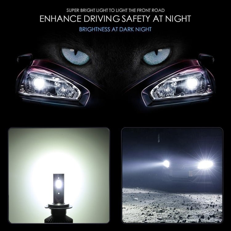 2 PCS V19 H4 DC12-24V / 28W(H) 28W(L) / 6000K / 2000LM IP65 Car LED Headlight Lamps, with 6 CSP Lamps(White Light)