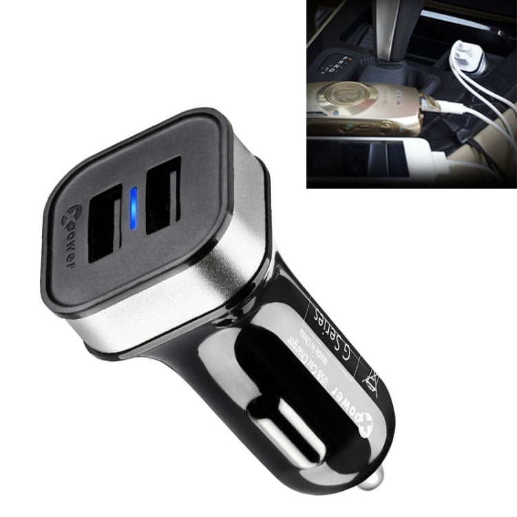 XPower G5 Universal Car Dual USB Quick Charger 2 USB Ports Charger DC12-24V 3.6A