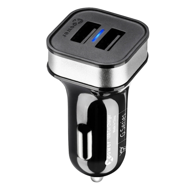 XPower G5 Universal Car Dual USB Quick Charger 2 USB Ports Charger DC12-24V 3.6A
