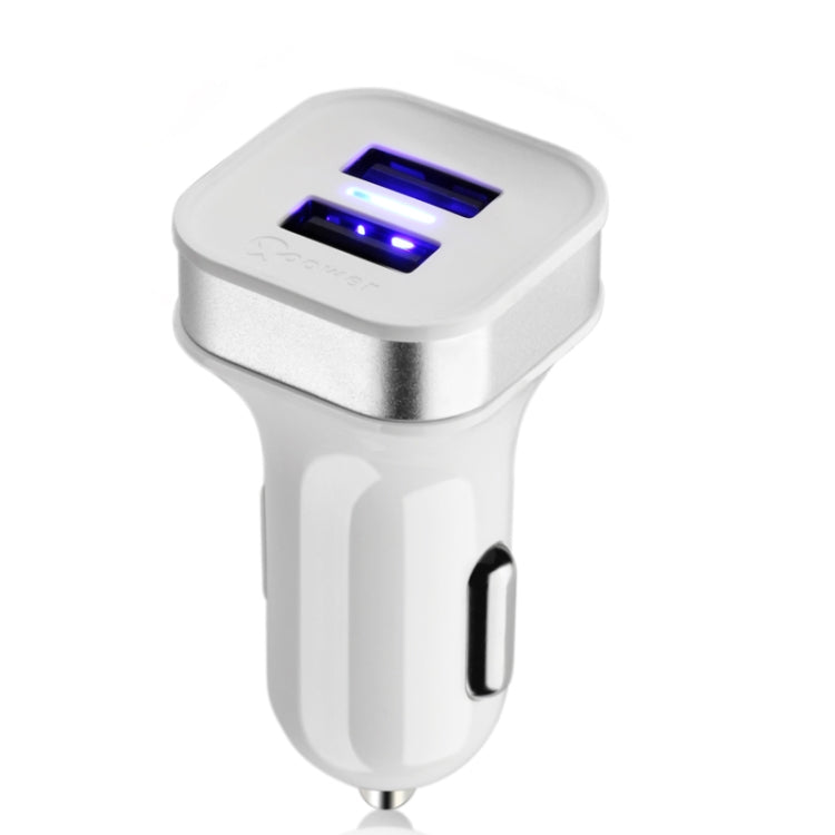 XPower G5 Universal Car Dual USB Quick Charger 2 USB Ports Charger DC12-24V 3.6A