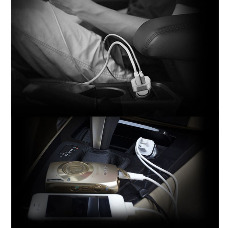 XPower G5 Universal Car Dual USB Quick Charger 2 USB Ports Charger DC12-24V 3.6A