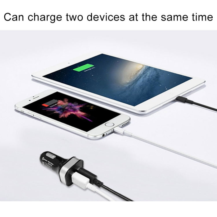 XPower G5 Universal Car Dual USB Quick Charger 2 USB Ports Charger DC12-24V 3.6A