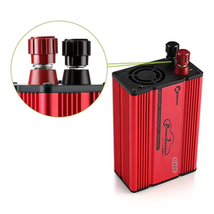 XPower G400 400W DC 12V to AC 220V Car Power Inverter USB Charger Adapter