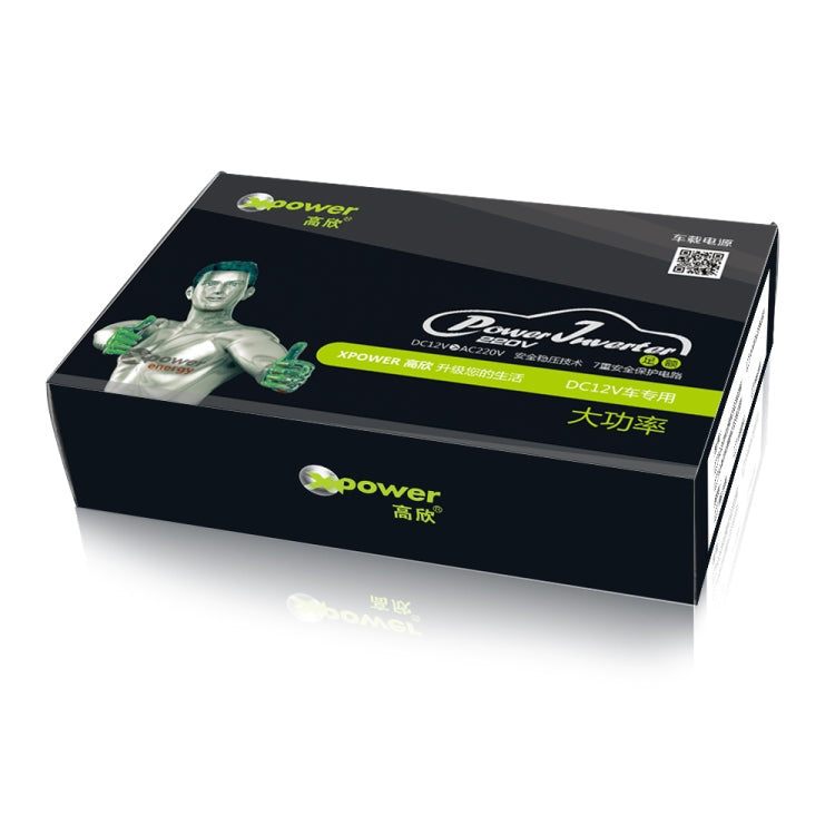 XPower G400 400W DC 12V to AC 220V Car Power Inverter USB Charger Adapter