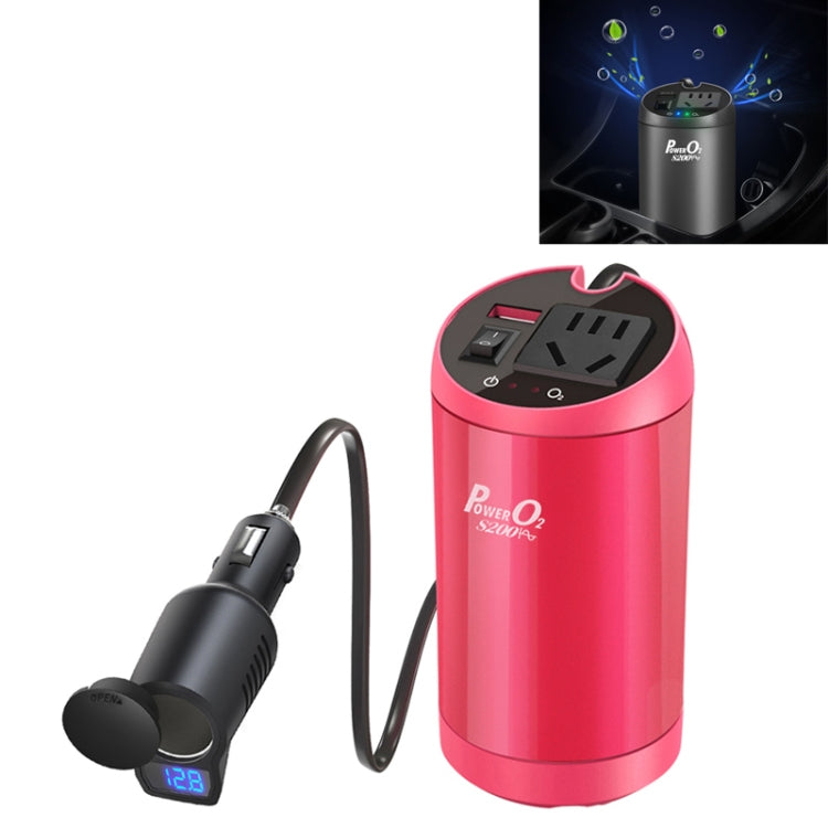 XPower S200 Plus Car Multi-functional  Power Inverter USB 3.0 Quick Charger Adapter + Negative Ions Air Cleaner