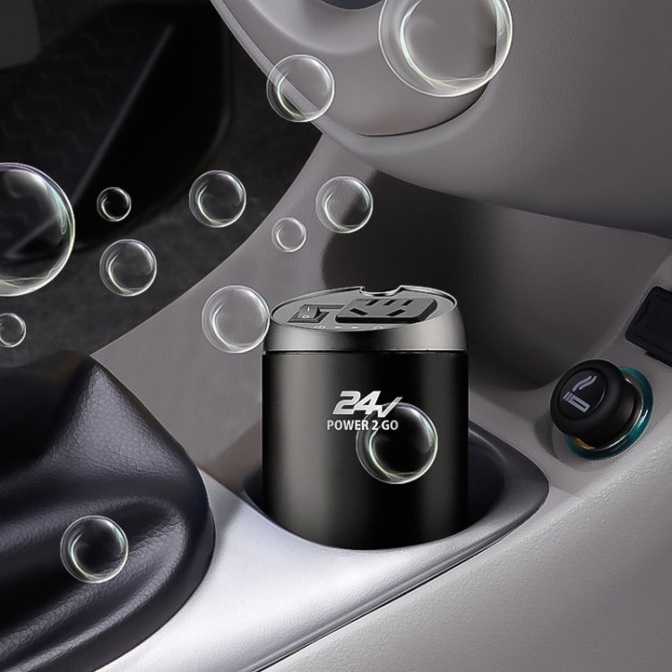 XPower T200B DC 24V to AC 220V Car Multi-functional Power Inverter 2.4A USB Charger Adapter + Negative Ions Air Cleaner