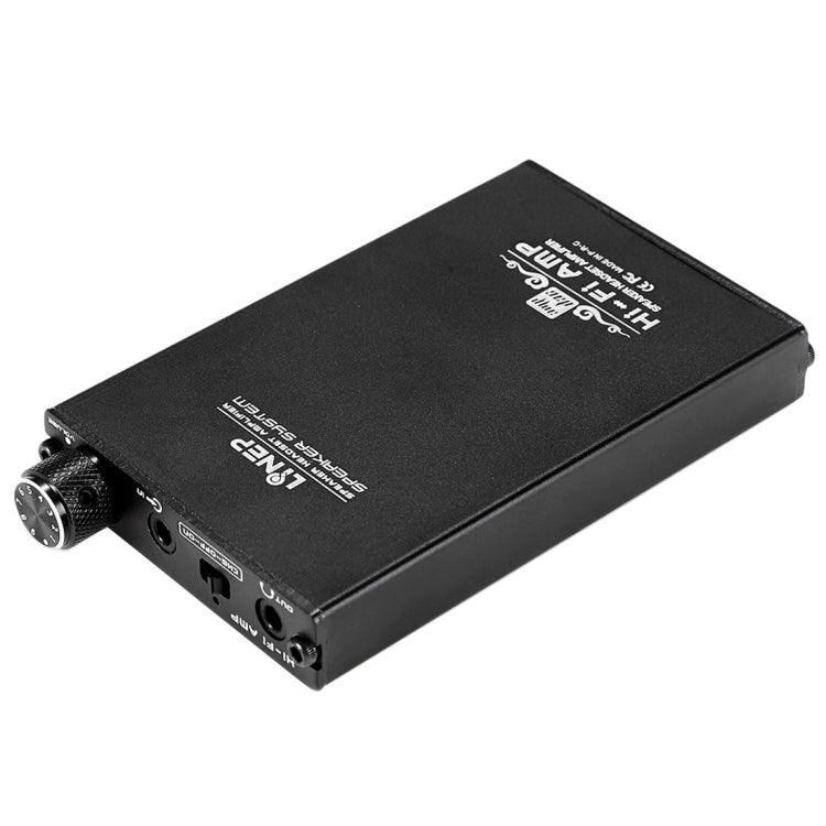 A935 Portable Headphone Amplifier Stereo Speaker Headset Amplifier, Support Power Bank(Black)