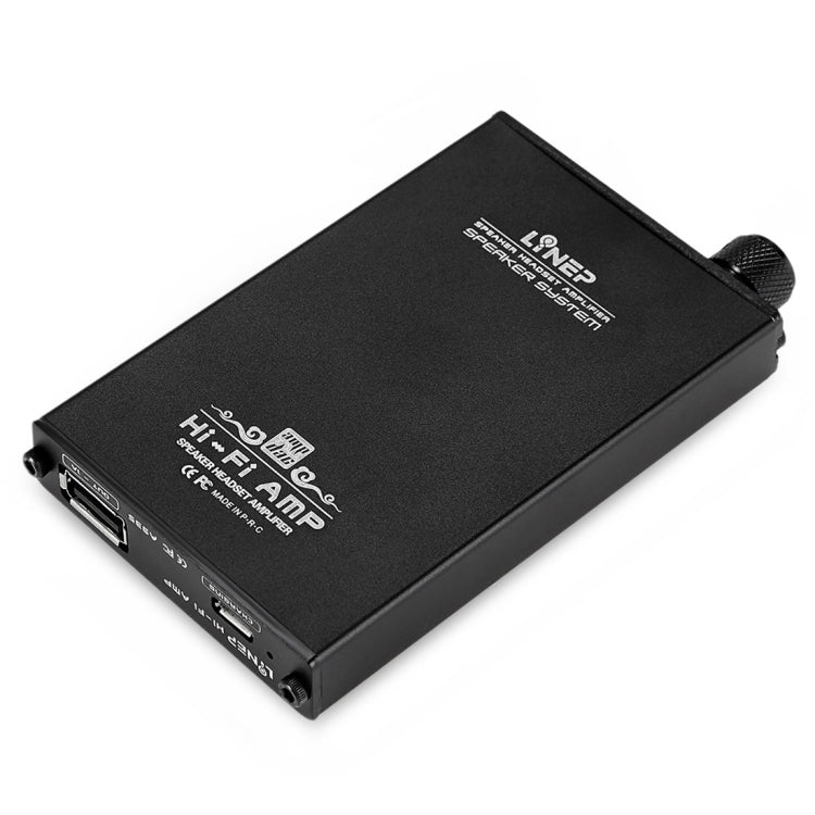 A935 Portable Headphone Amplifier Stereo Speaker Headset Amplifier, Support Power Bank(Black)