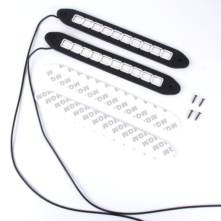 2 PCS 10W  Blue Light COB LED Daytime Running Lightï¼ŒDC 12V