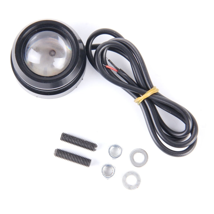2 PCS 12V 5W 350LM Red Light Eagle Eyes LED Light For Car ,Wire Length: 60cm(Black)