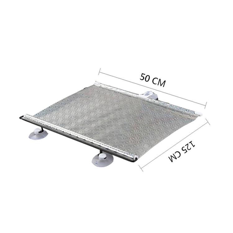 Foldable Car Insulation Curtain,Black,Size: 125 x 58cm