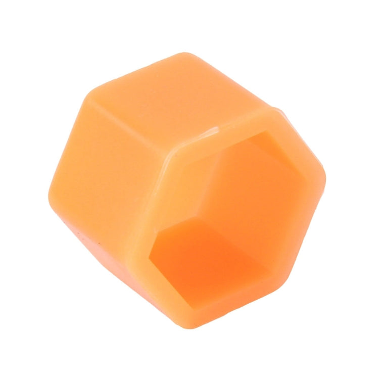 20 PCS Silicone Luminous Car Hubcap(Orange)