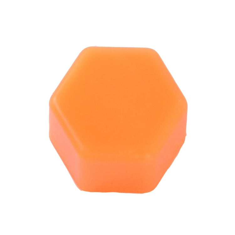 20 PCS Silicone Luminous Car Hubcap(Orange)