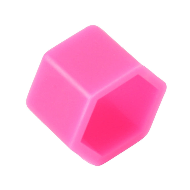 20 PCS Silicone Luminous Car Hubcap(Pink)