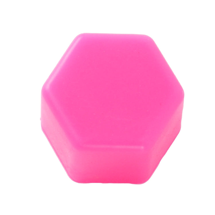 20 PCS Silicone Luminous Car Hubcap(Pink)