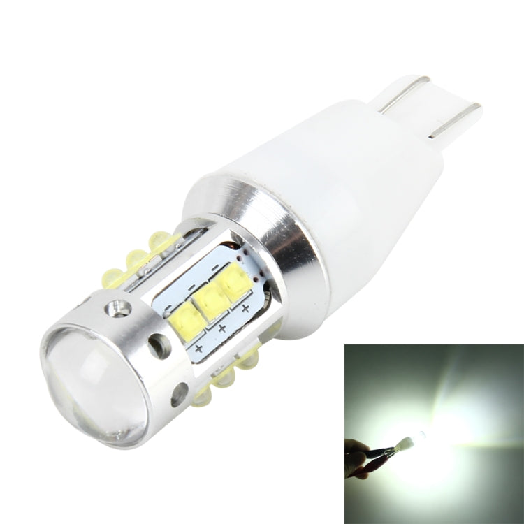 T15 50W 500 LM 6000K Car Clearance Light Car Marker Light with 16 CREE Lamps, DC 12V-24V(White Light)