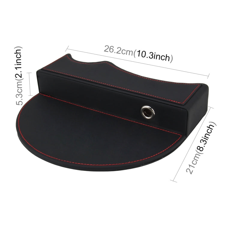 Car Seat Crevice Storage Box with Interval Auto Gap Pocket Stowing Tidying for Phone Pad Card Coin Case Accessories