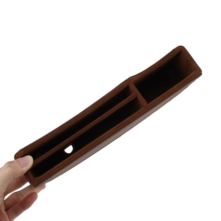 Car Seat Crevice Storage Box with Interval Auto Gap Pocket Stowing Tidying for Phone Pad Card Coin Case Accessories