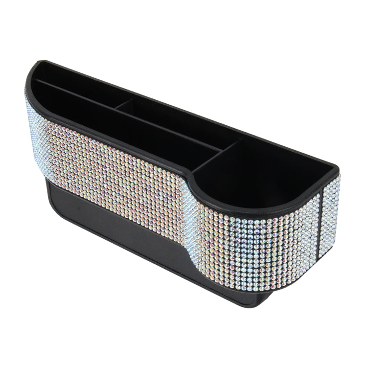 Car Seat Crevice Storage Box with Interval Cup Drink Holder Auto Gap Pocket Stowing Tidying for Phone Pad Card Coin Case Accessories