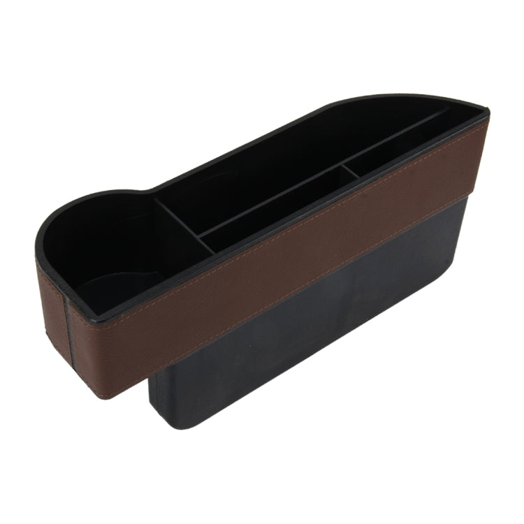 Car Seat Crevice Storage Box with Interval Cup Drink Holder Auto Gap Pocket Stowing Tidying for Phone Pad Card Coin Case Accessories