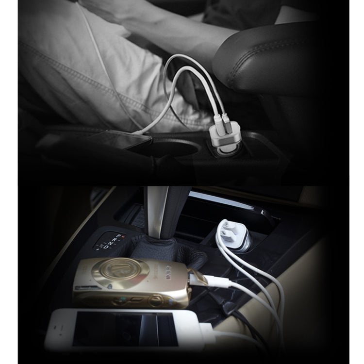 XPower X6 Universal Car Dual USB Quick Charger + Voltage Stabilizer 2 USB Ports Charger DC12V 3.6A