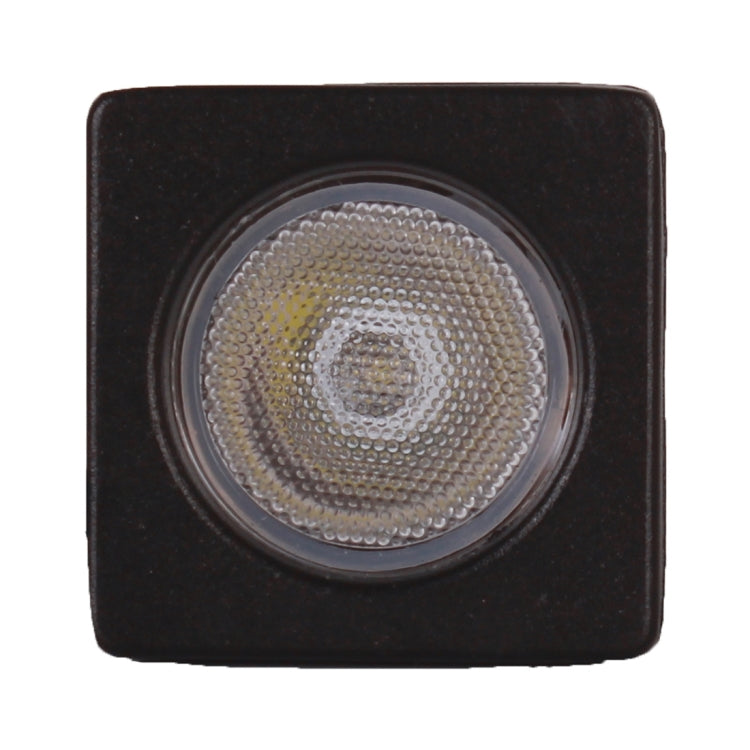 DC 9-32V 10W 1000LM 6500K IP68 Waterproof Vehicle Car Boat Marine External Work Lights Emergency Lights 45 Degrees Adjustable Flood Light LED Car Bulbs with Single Intense CREE LED Light(White Light)